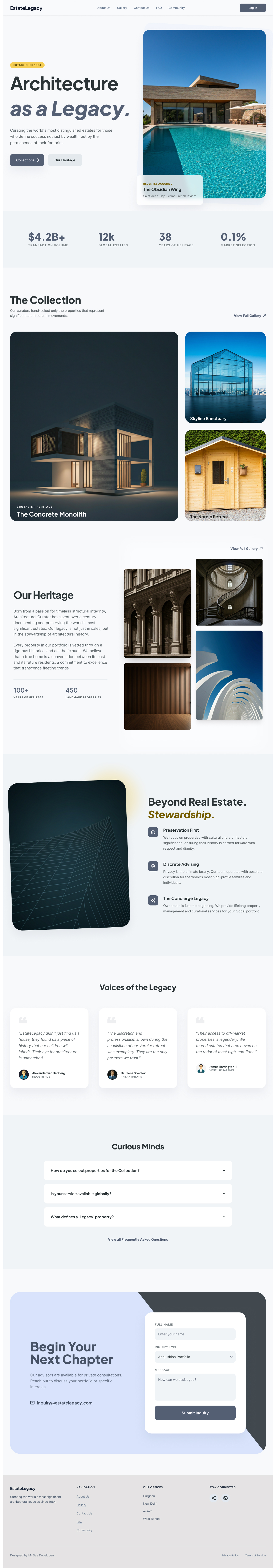 HavenStone Real Estate Agency Site Custom Web Design